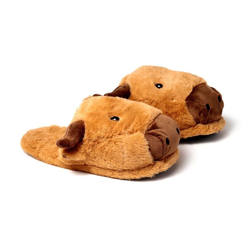 Highland Coo Slipper zum Reinschlüpfen (Unisex, Einheitsgröße)