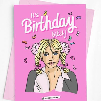 Britney - Carte d'anniversaire