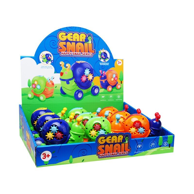 Press & Go Happy Snail Action Toy