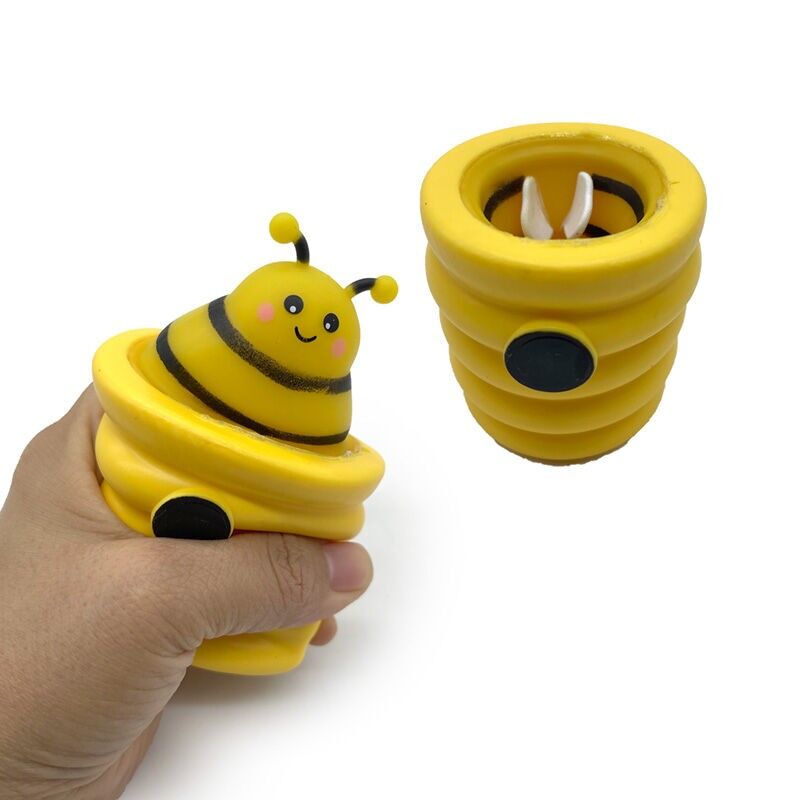 Squeezy Bee & Beehive Pop Out