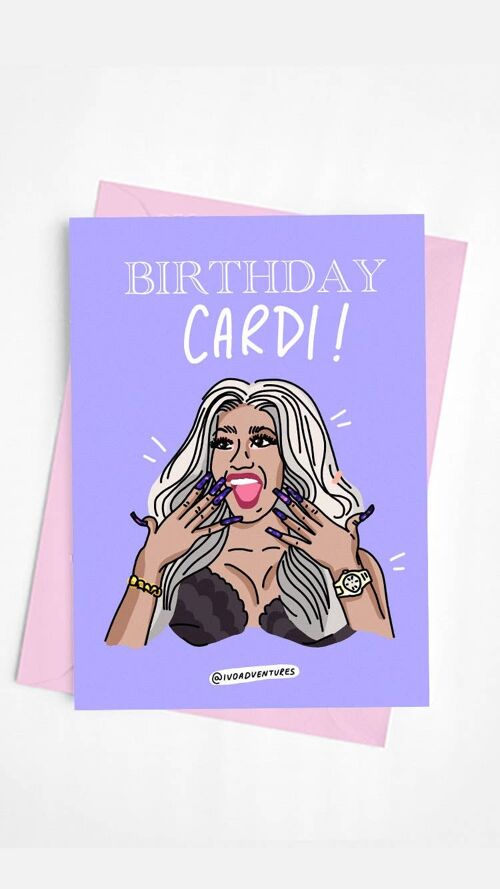 Cardi - Birthday Card