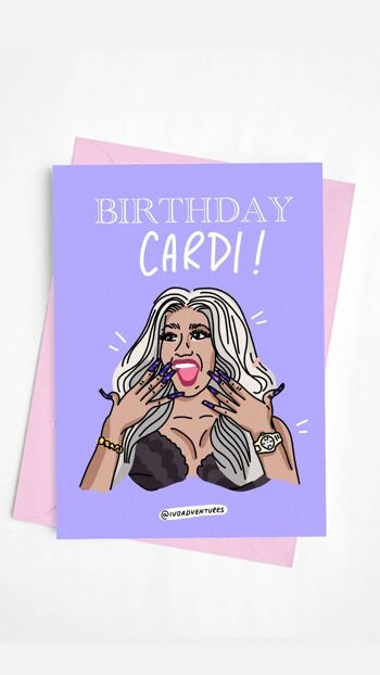 Cardi - Carte d'anniversaire