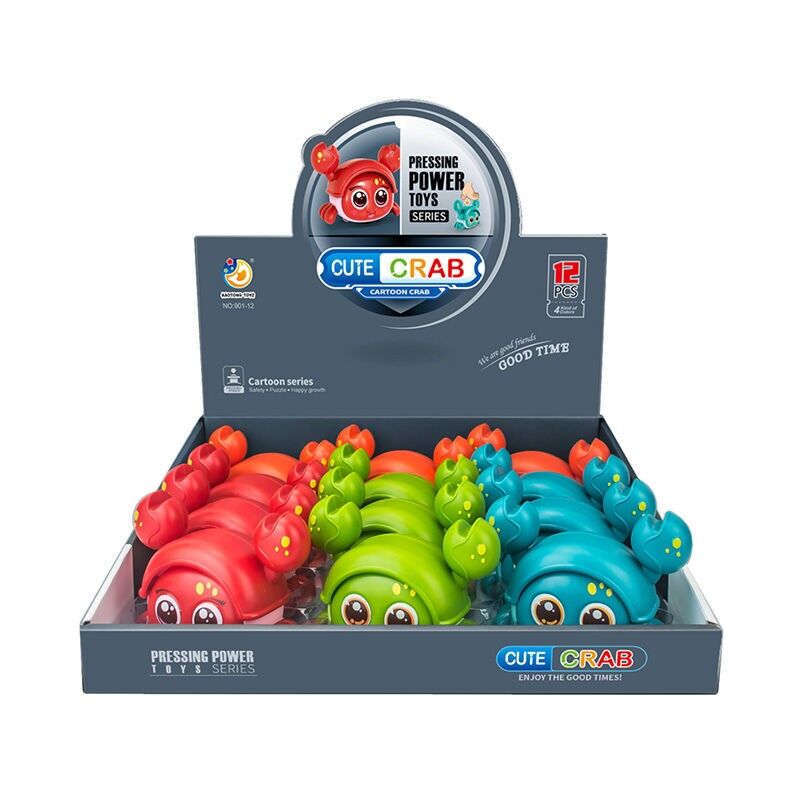 Giocattolo d'azione granchio carino Press & Go