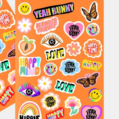 Hippie - Stickers Sheet