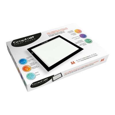 GRAPH'IT Table lumineuse LED ultra-plate A4 23x30cm (Eco-taxe 0,17E)