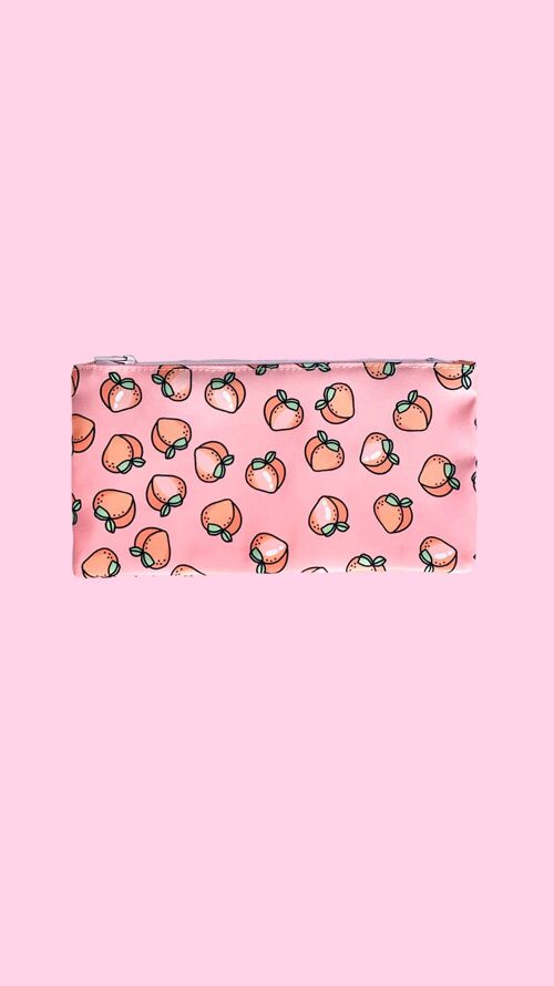 Makeup Bag - Small Pouch -  Peach Candy