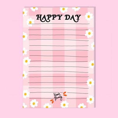 Notepad - Picnic Pink Daisy