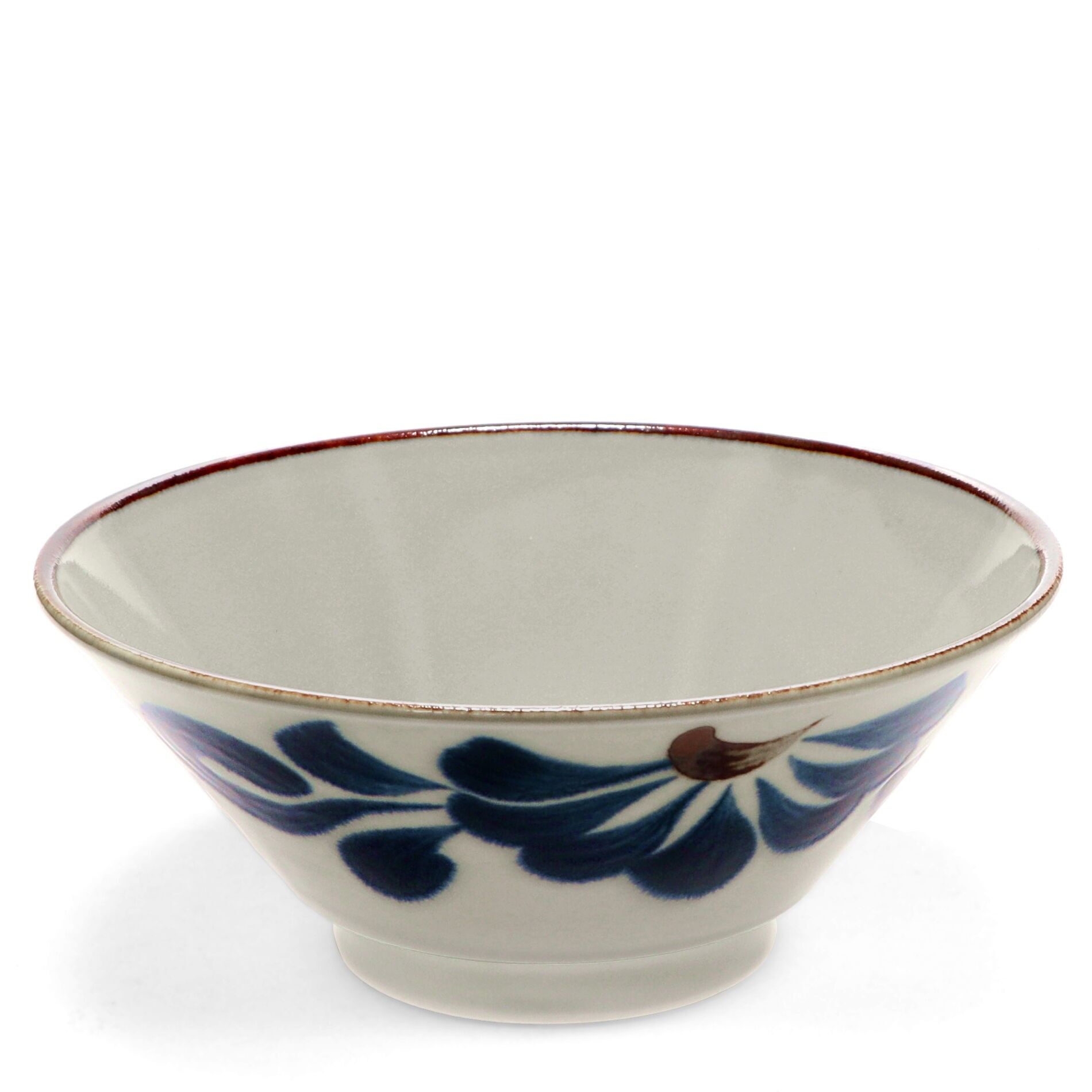 Cuenco de porcelana japonesa para fideos 19 cm - Flor