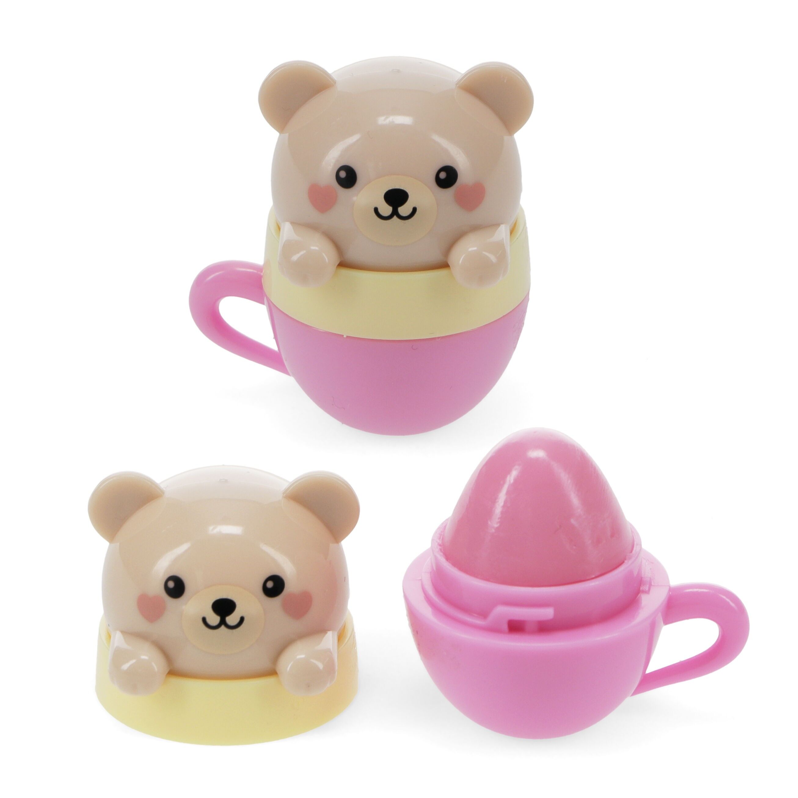 Mini berry scented lip balm (assorted) - Teacup animal friends