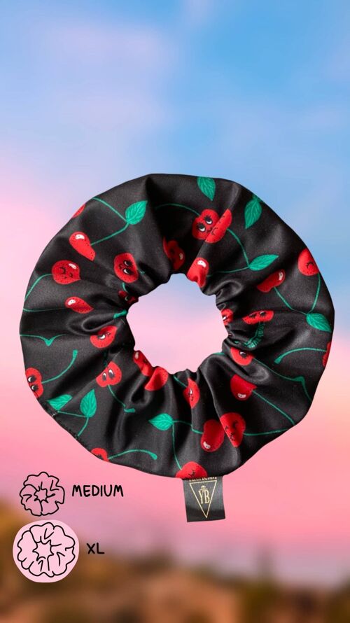 Scrunchie - XL - Black Cherry