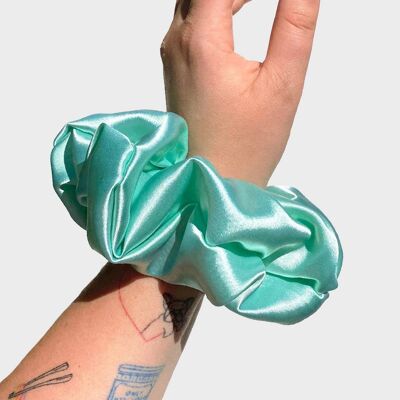 Scrunchie - XXL - Satén Silk Touch - Menta