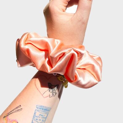 Scrunchie - XXL - Satin Silk Touch - Peach Milkshake