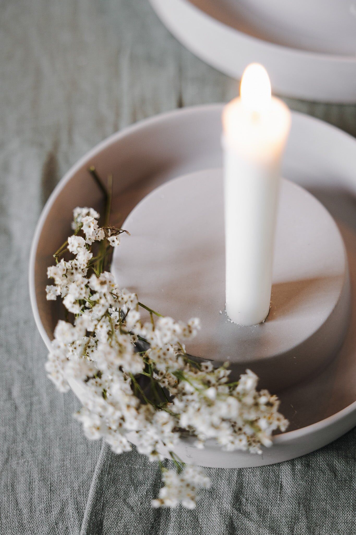 Candeliere VALLTORP grigio grande