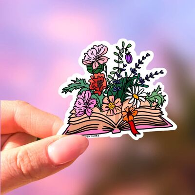 Sticker -  Flower Book