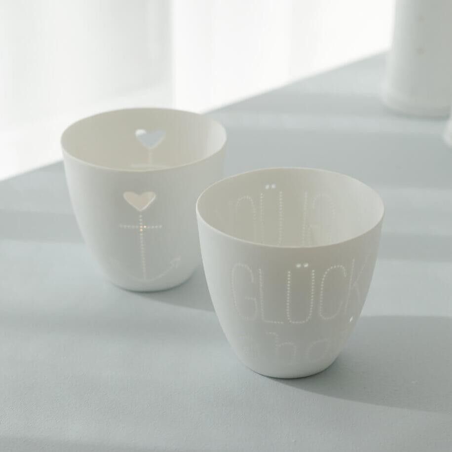 RÄDER Poetry Lights “Sound of the Sea” – Illuminazione romantica in porcellana non smaltata