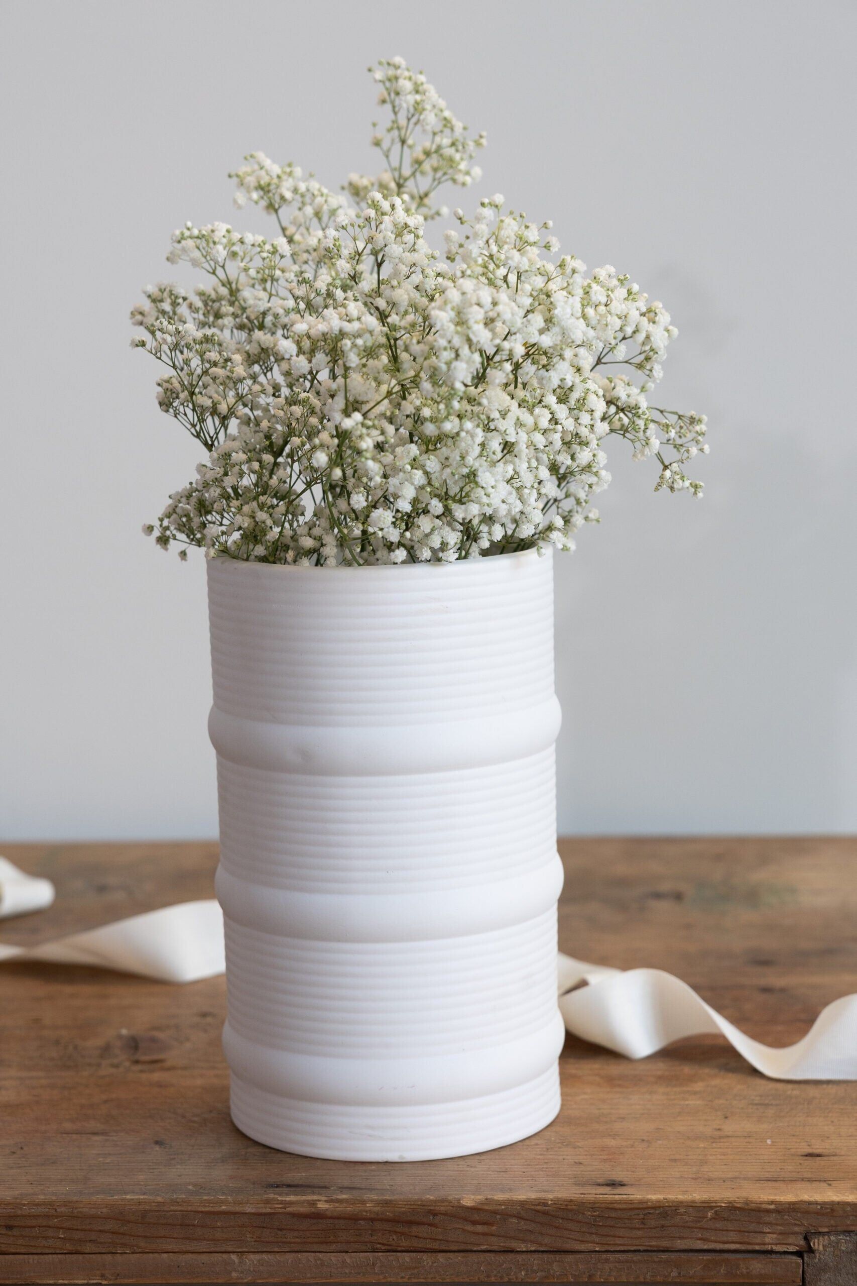 Vase Arby - white