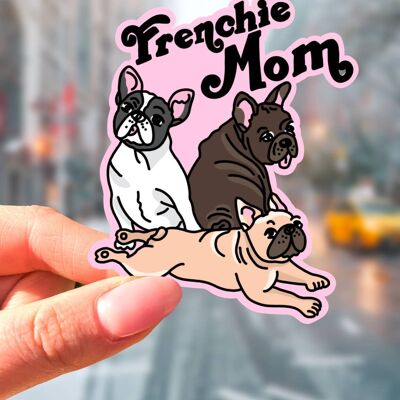 Autocollant - Maman Frenchie