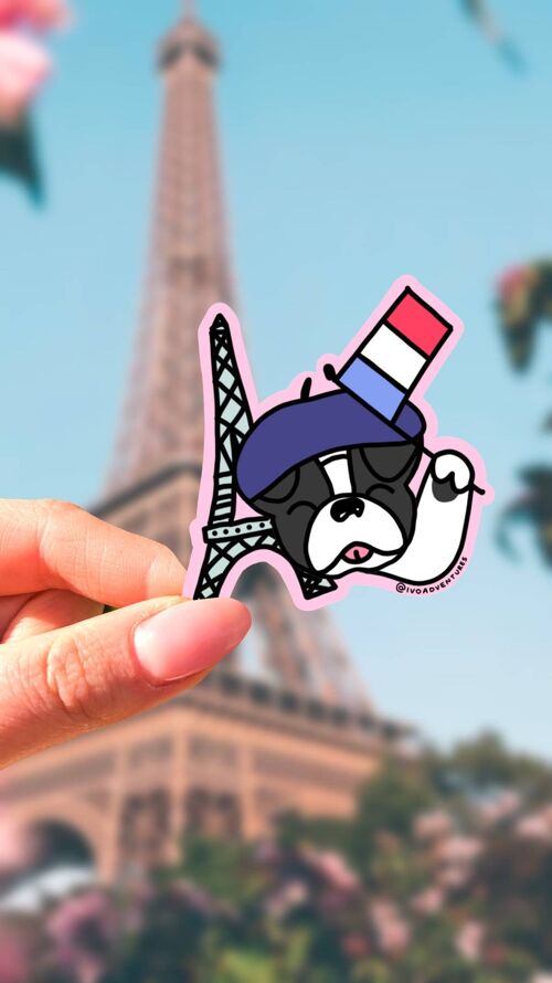 Sticker -  Frenchie Paris