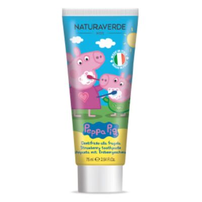 Peppa Pig NATURAVERDE KIDS Dentifricio alla Fragola - 75ml