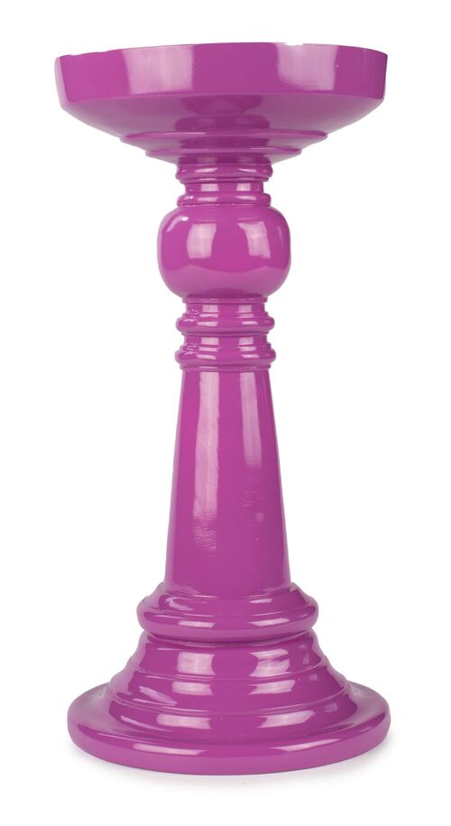 Kerzenleuchter lila 30 cm VE 4