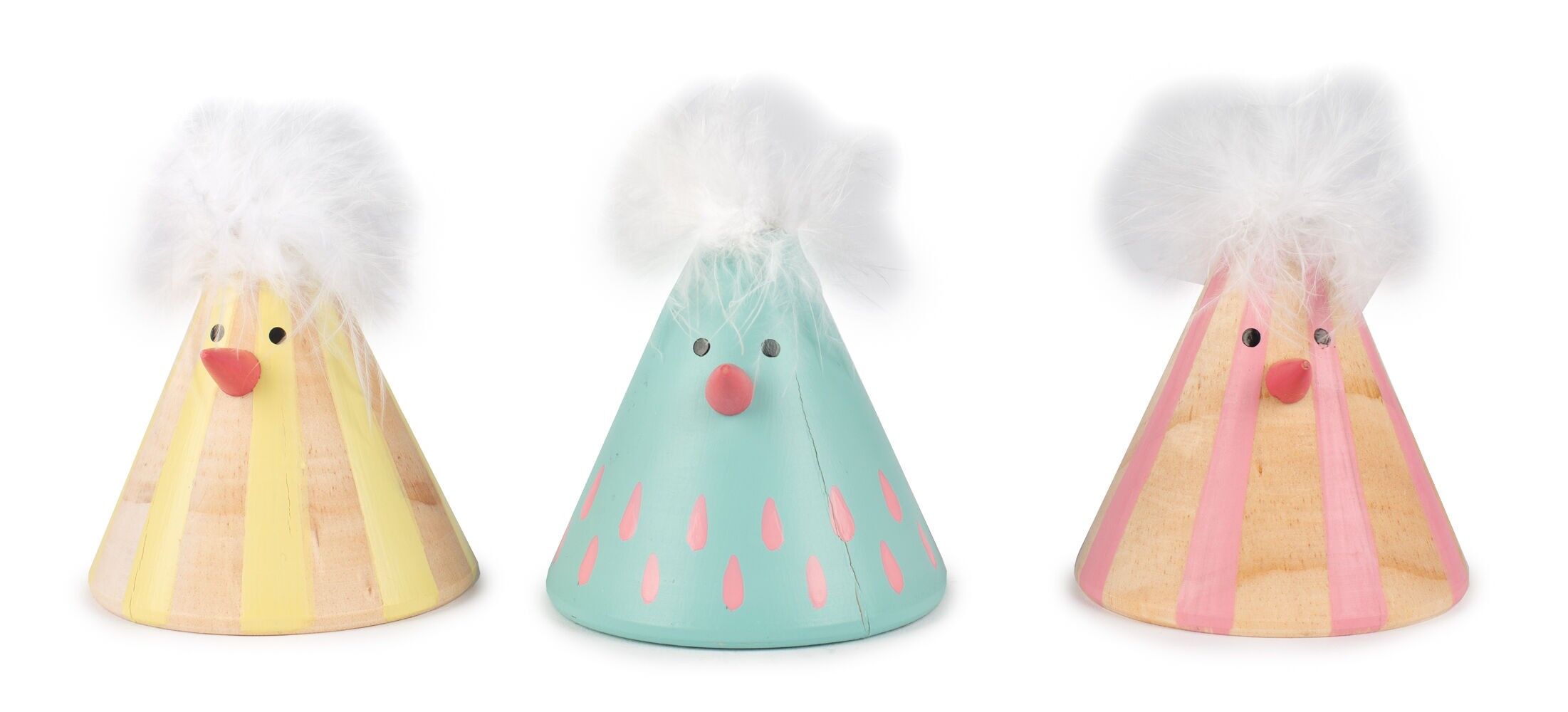 Crazy Huhn 3 sort. 7 cm, VE 24