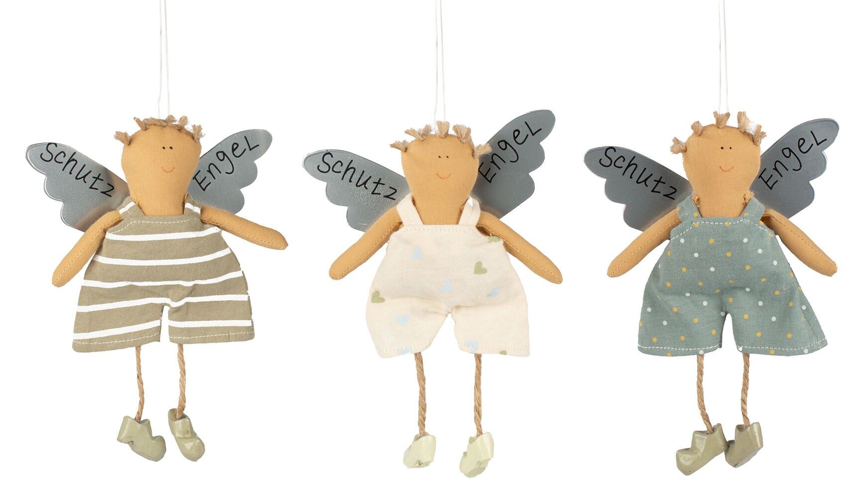 Schutzengel Jungs 3 sort. 16 cm VE 24