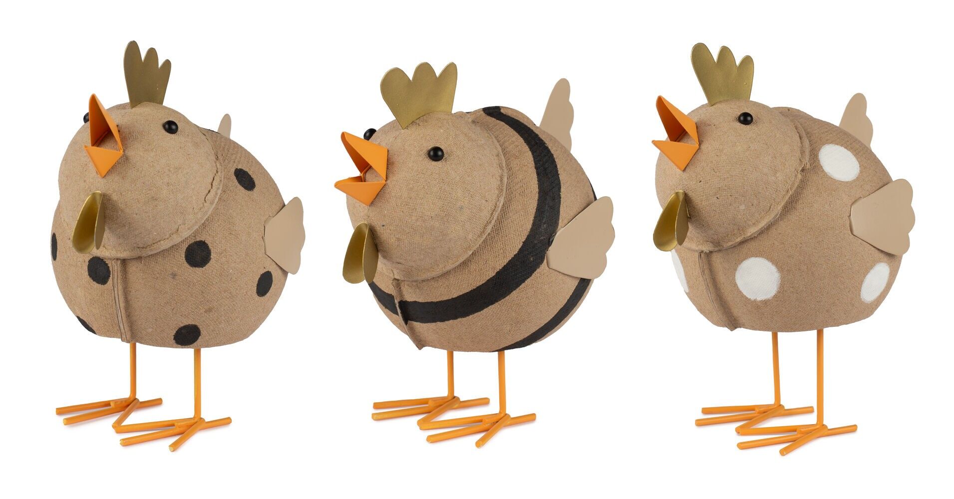 Huhn beweglich 3 sort. 16 cm VE 6