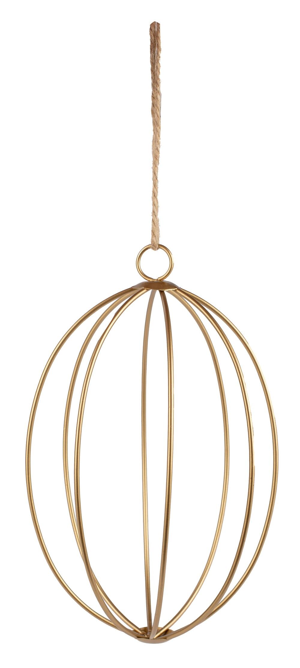 Anhänger Ei gold 18 cm VE 12