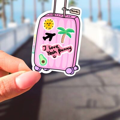 Sticker -  Pink Luggage