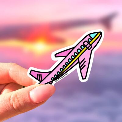 Sticker -  Pink Plane