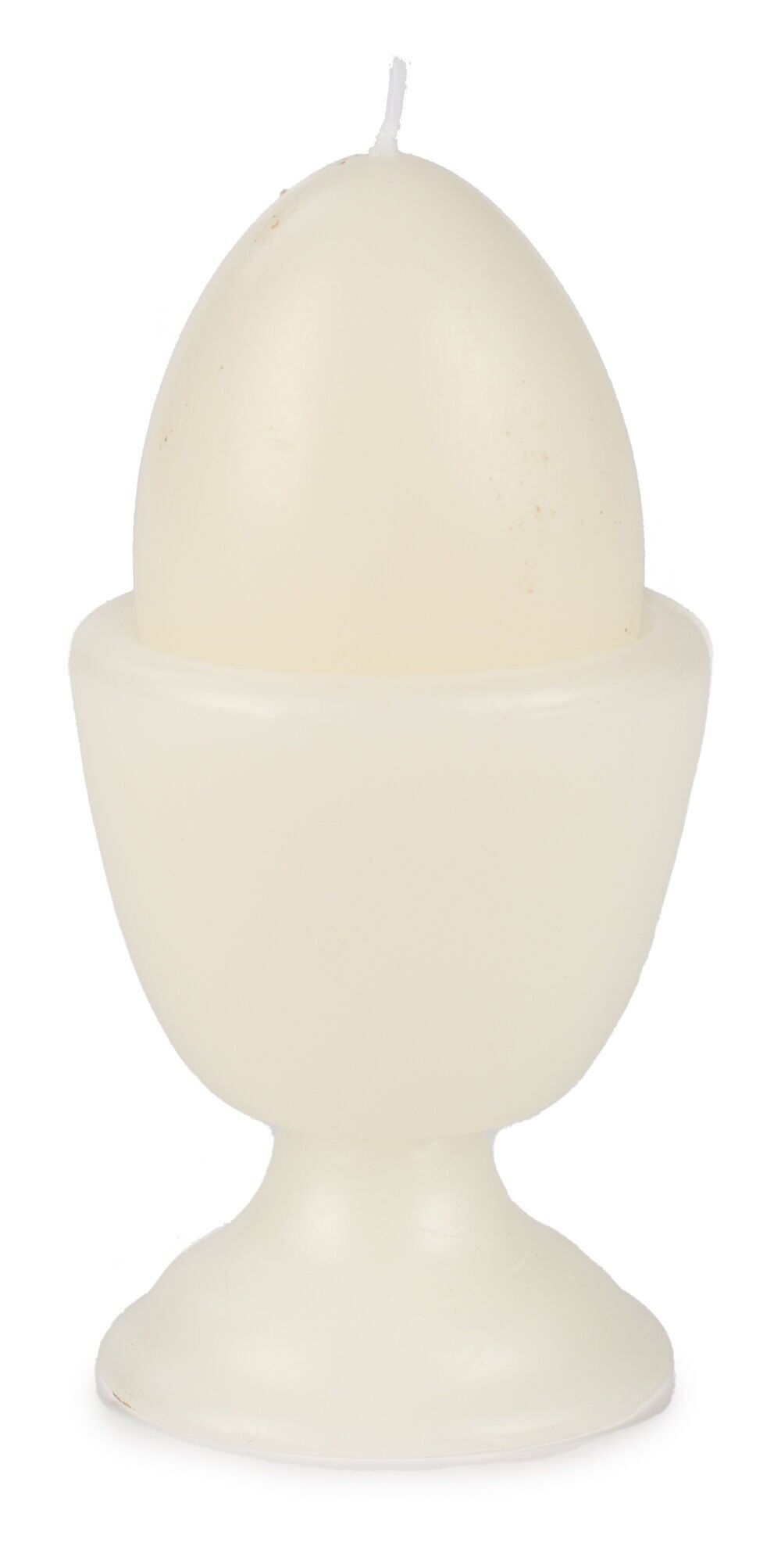 Kerze im Eierbecher 3 sort. 10 cm VE 36