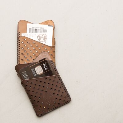 Cardholder perforated