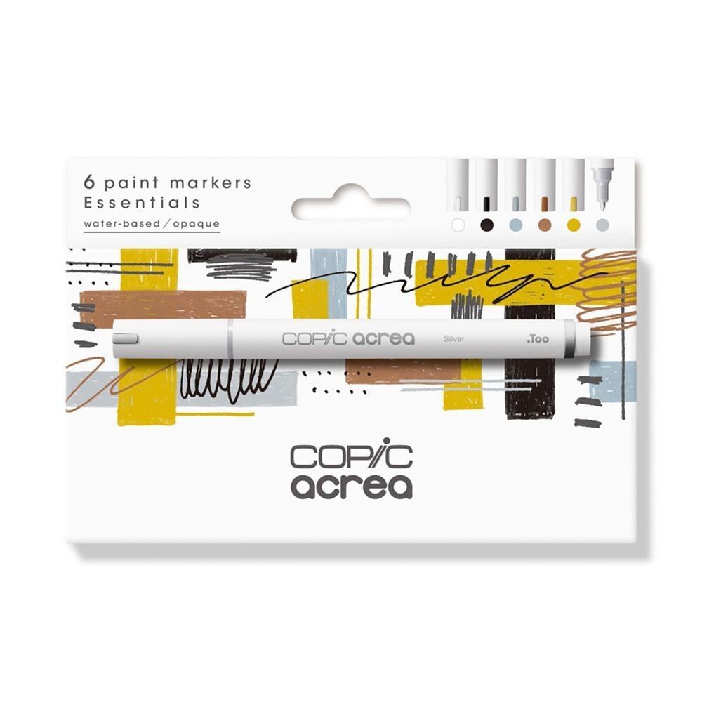 COPIC acrea set di 6 colori Essentials