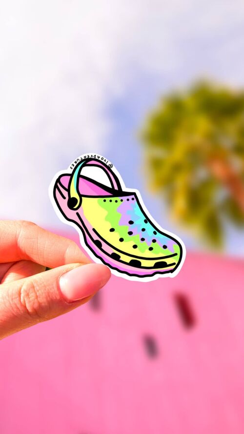 Sticker -  Rainbow Crocks