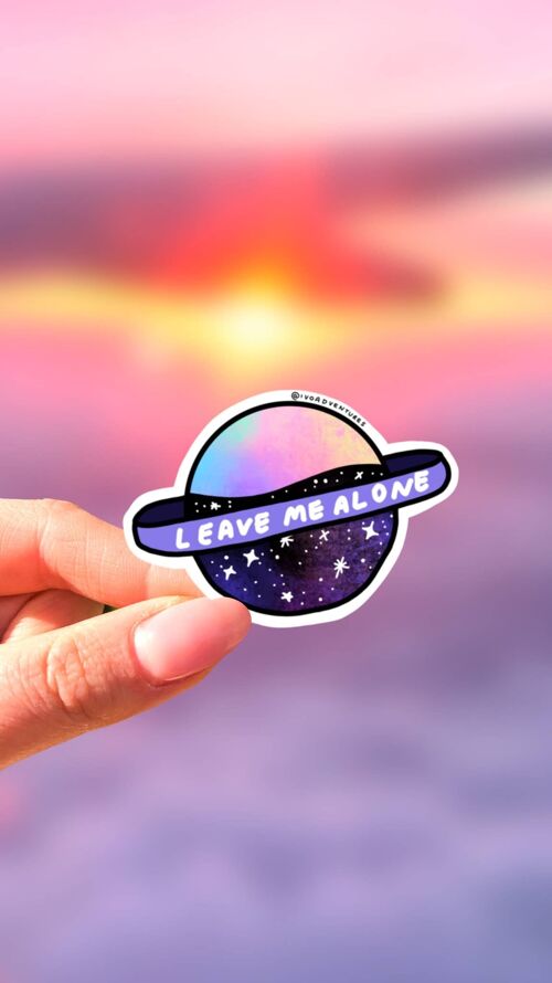 Sticker -  Saturn - Leave Me Alone