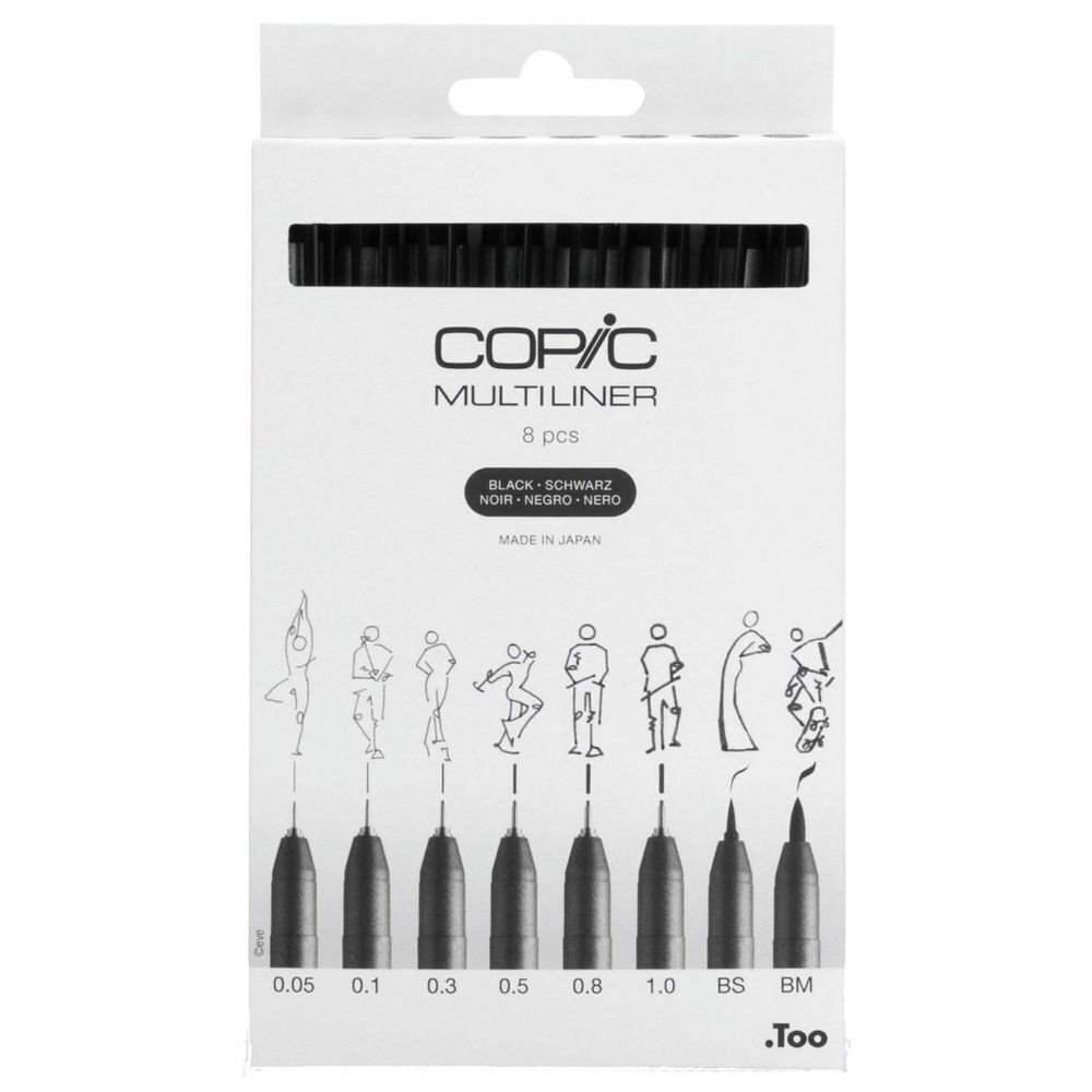 COPIC Multiliner SET 8PZ