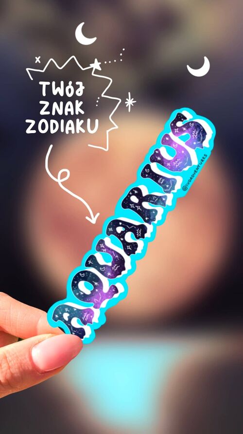 Sticker -  Zodiac - Aquarius