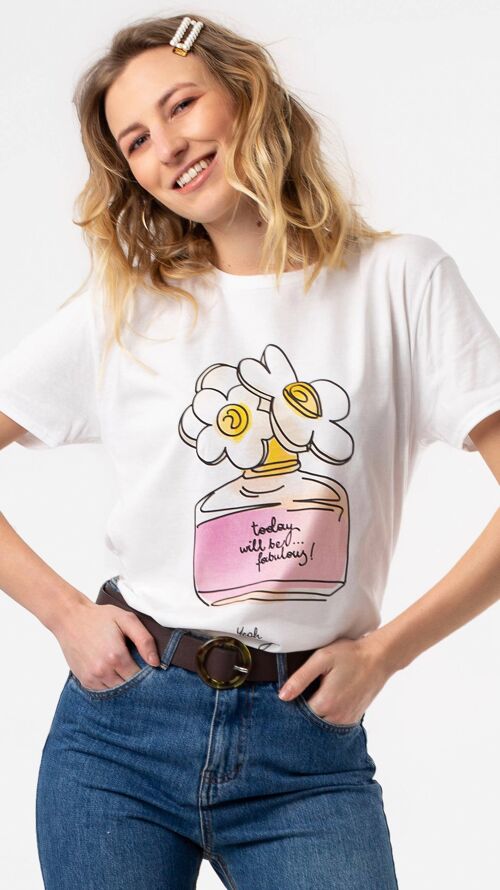 Tshirt - Perfume - Daisy - Pink