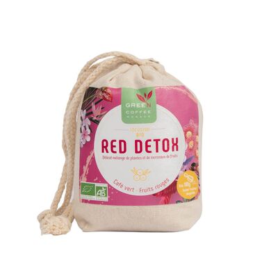 RED DETOX Infusion Bio antioxydante Café Vert Saveur Fruits rouges VRAC 100gr