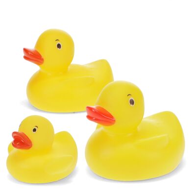 Giocattoli da bagno (set da 3) - Anatre (giallo)