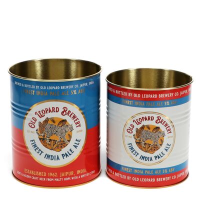 Boîtes de conservation moyennes (lot de 2) - Old Leopard Brewery