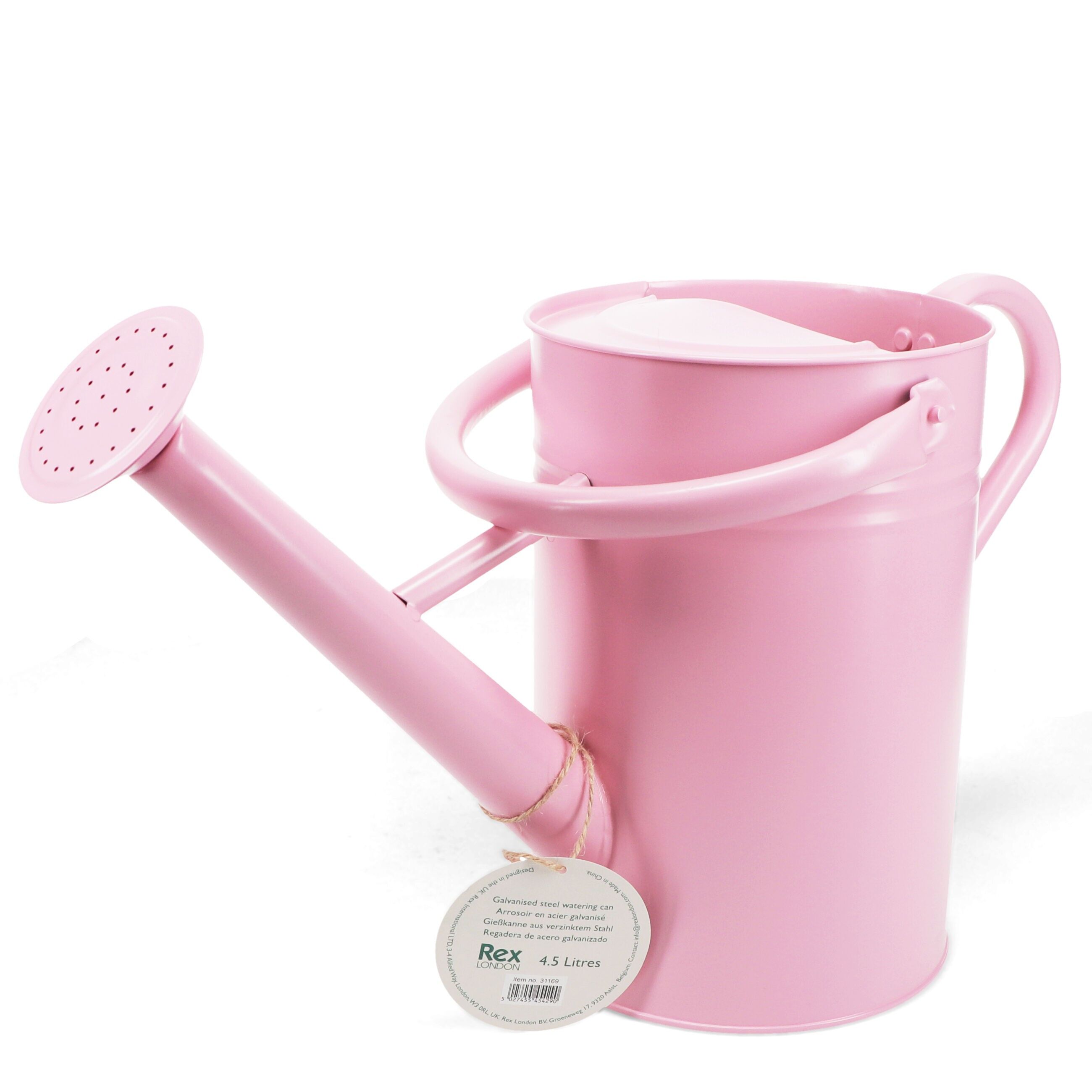 Regadera de acero galvanizado 4.5L - Rosa