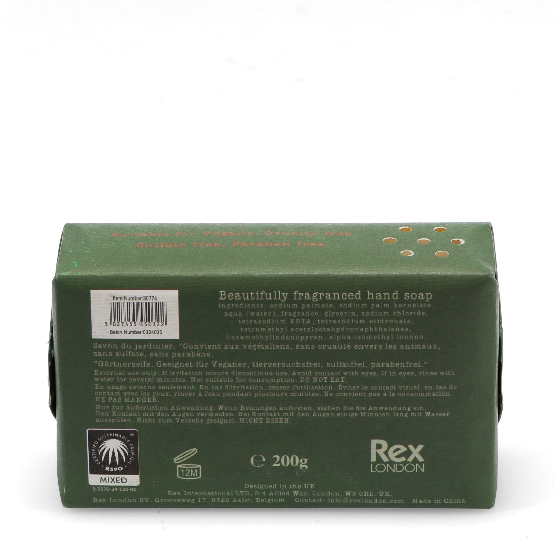 Saponetta del giardiniere 200g - Campi rustici