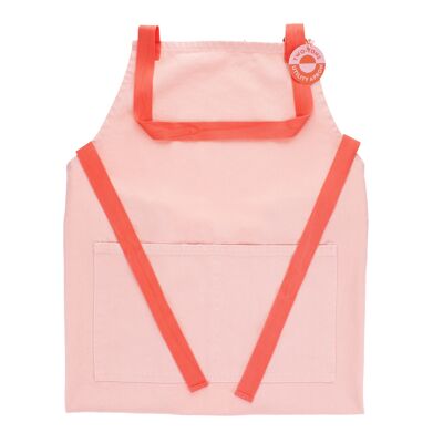 Tablier utilitaire bicolore - Rose