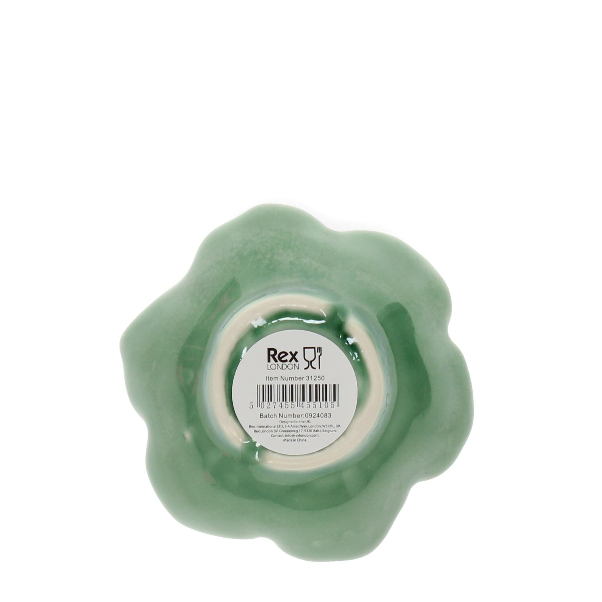 Ceramic flower bowl 9cm - Green