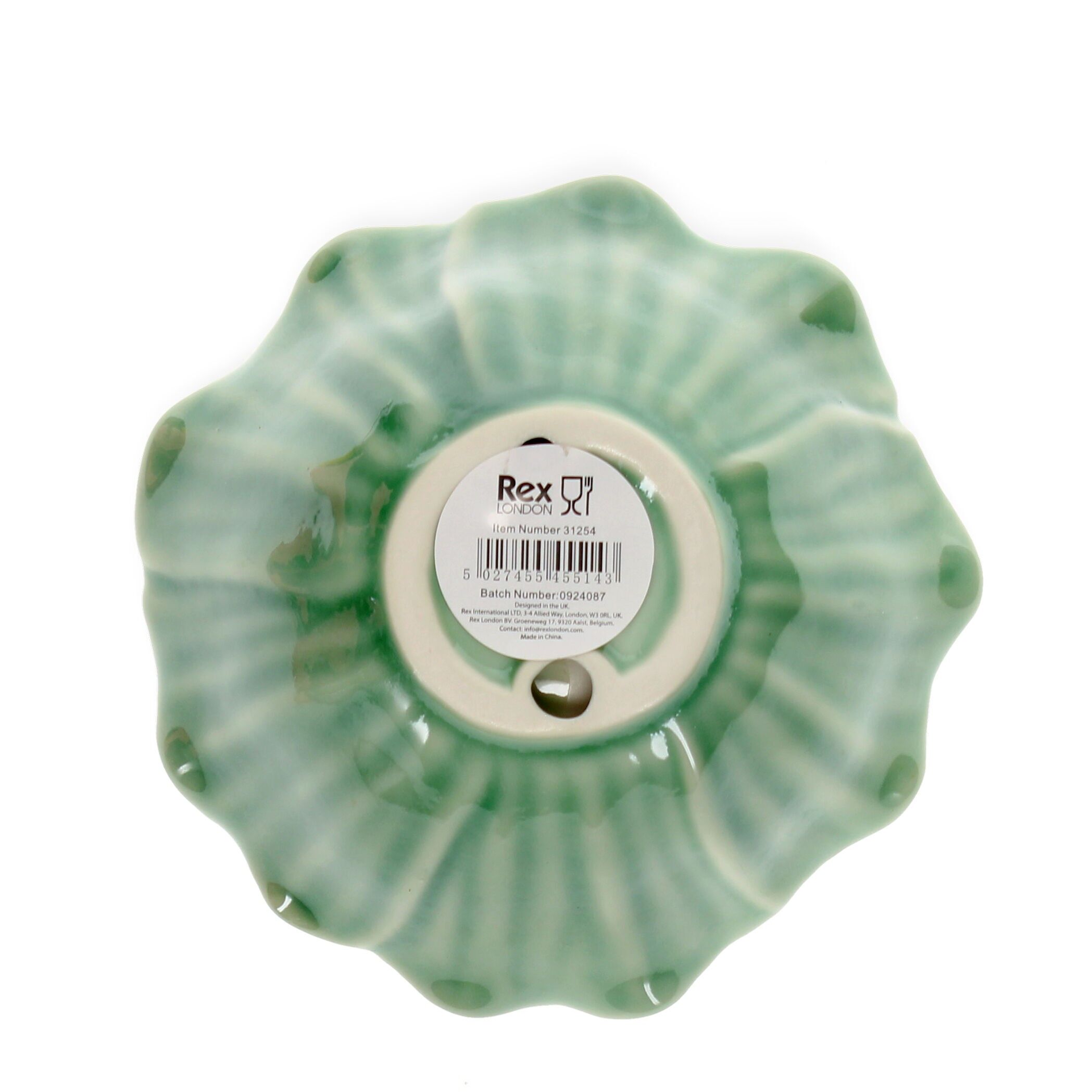Ciotola per fiori in ceramica 13cm - Verde