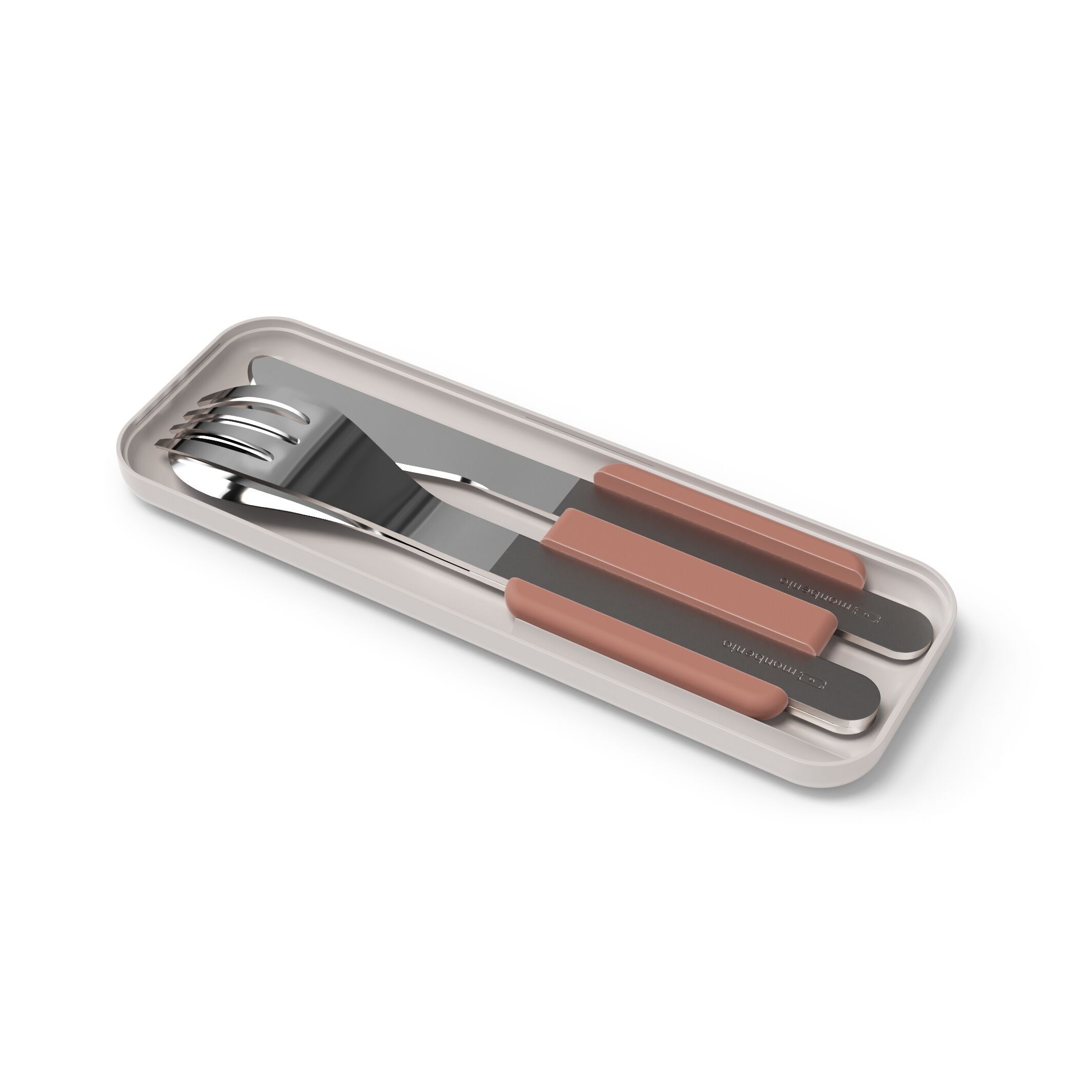 Set di 3 posate in metallo per il lunch box Slim Box