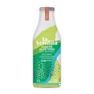 Jus d'Aloe vera bio avec pulpe