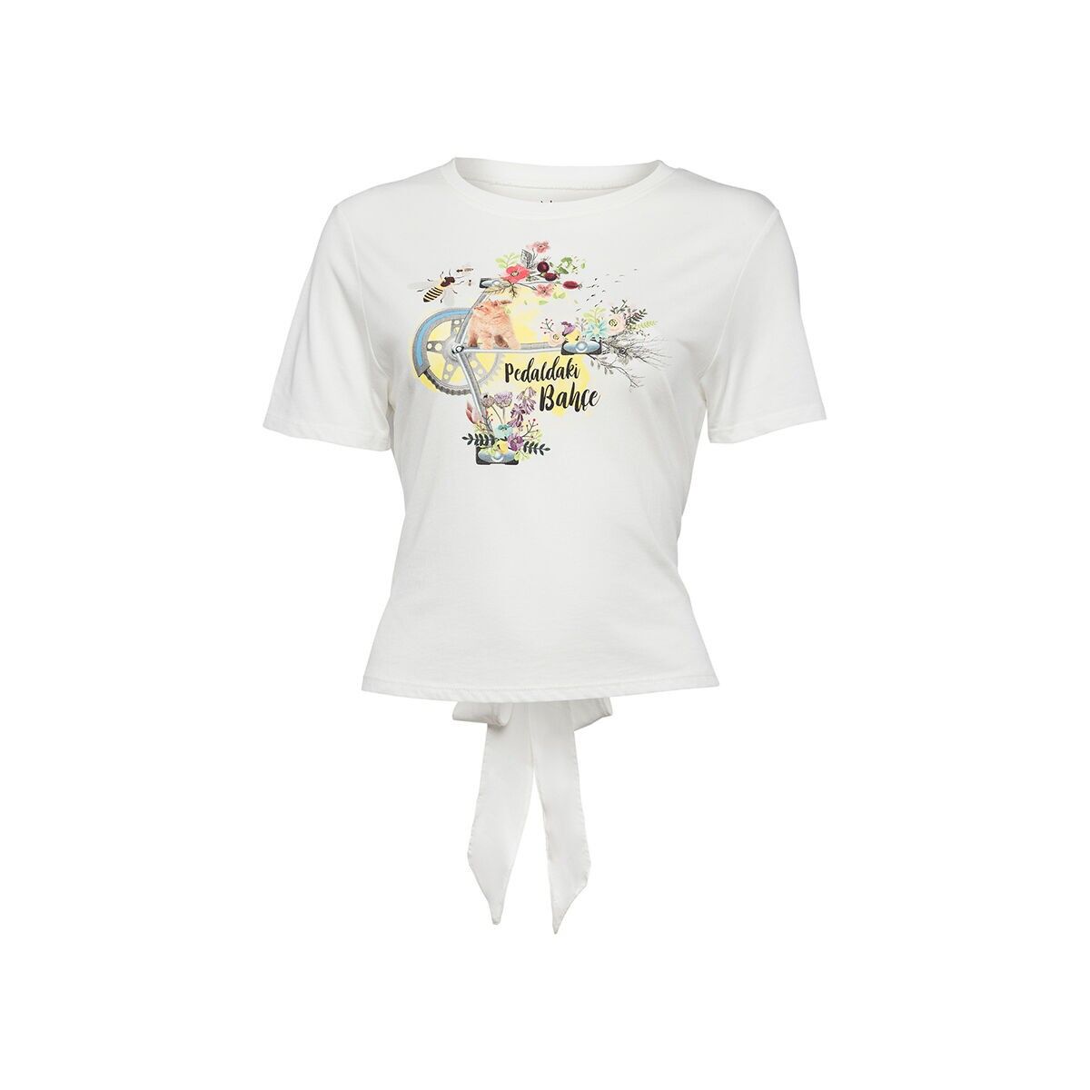 BiggDesign Nature Garden On The Pedal T-shirt da donna L
