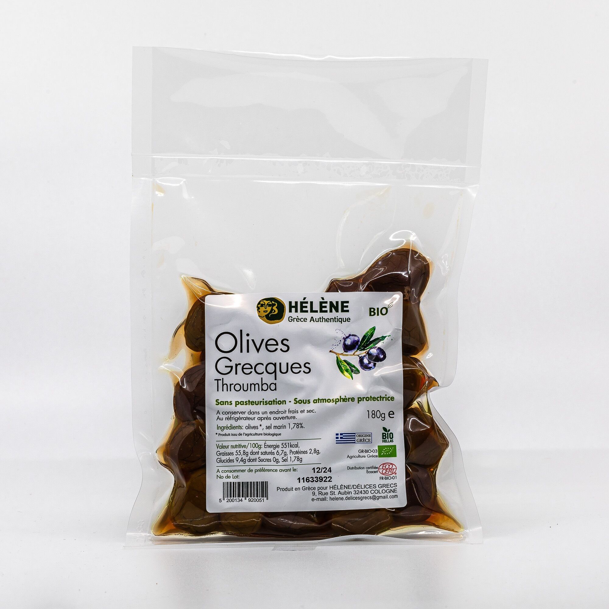 Olive greche Throumba biologiche